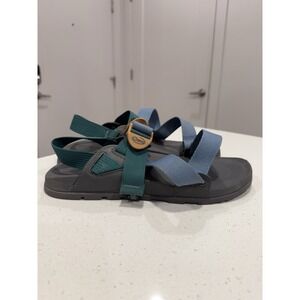 chaco lowdown slides mens 9 style JCH108813Z blue/green